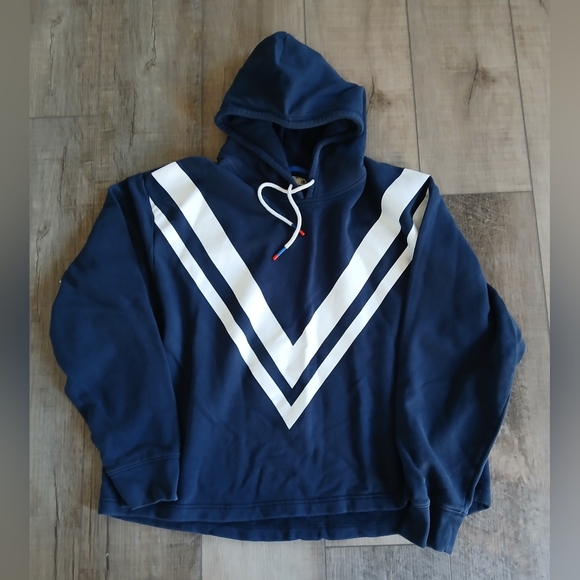 Tory Sport French Terry Chevron Hoodie. Size L - Picture 3 of 5